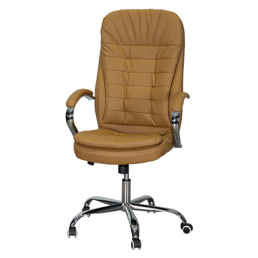PU Leather High Back PU Leather Chair With Height Adjustable And Arm Rest-GCC Home Center
