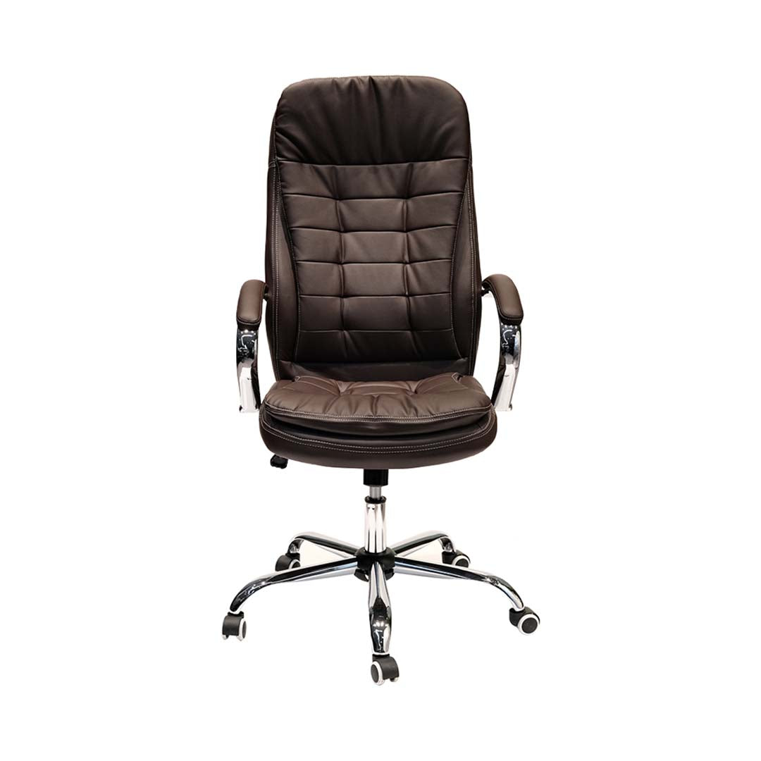 PU Leather High Back PU Leather Chair With Height Adjustable And Arm Rest-GCC Home Center