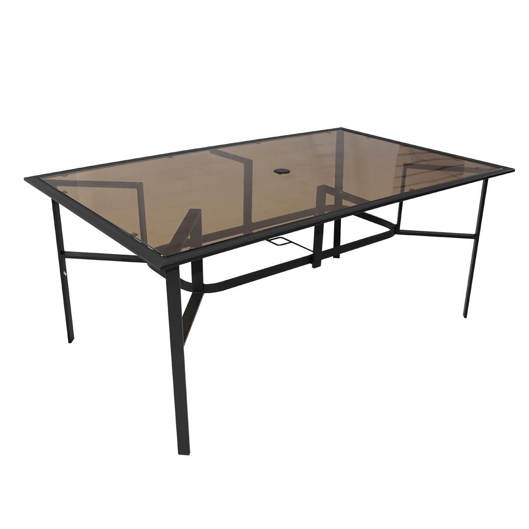 Aluminum 6-Seater Garden Dining Table Set-GCC Home Center