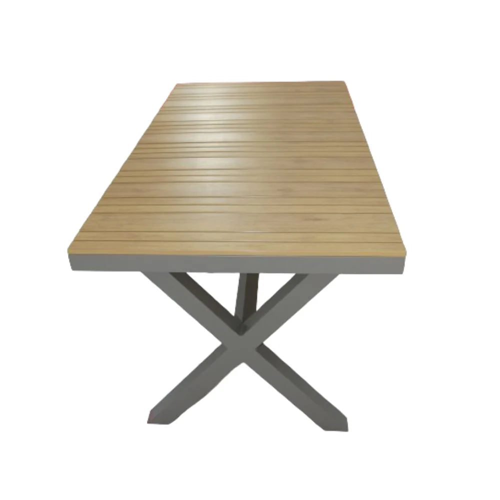 Patio Garden Outdoor Light Rectangular Dining Table-GCC Home Center
