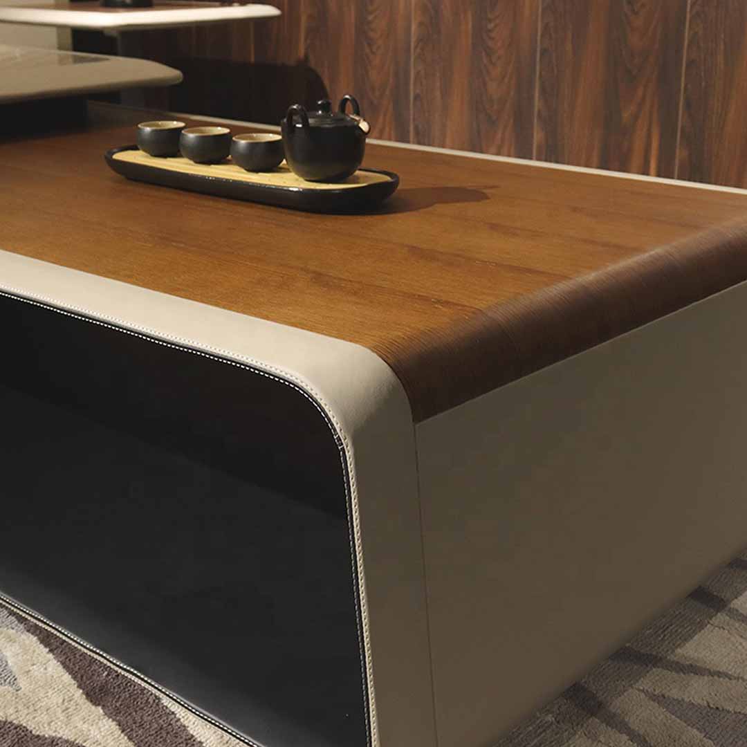 Elegant 4 Persons Coffee Table For Living Rooms, Home And Offices - Brown-GCC Home Center