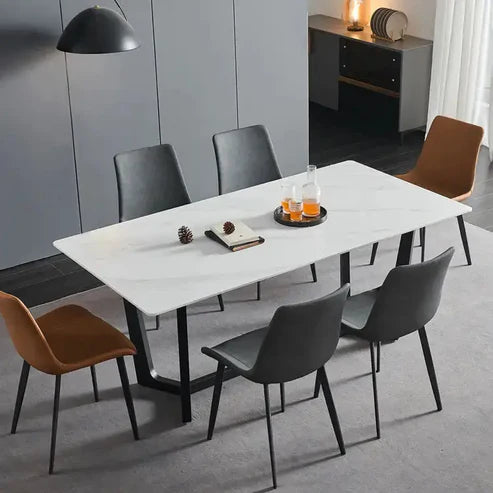 Dining Table With Black Cross Legs-GCC Home Center