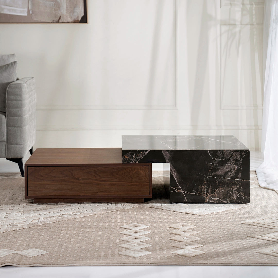 Elegant Coffee Table with 2 Storage Drawers