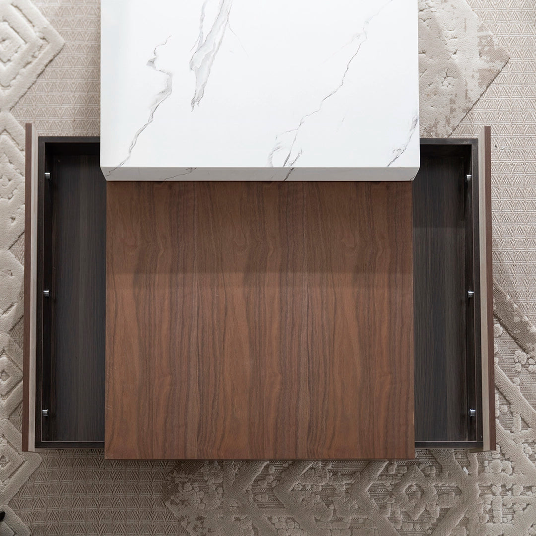 Elegant Coffee Table with 2 Storage Drawers