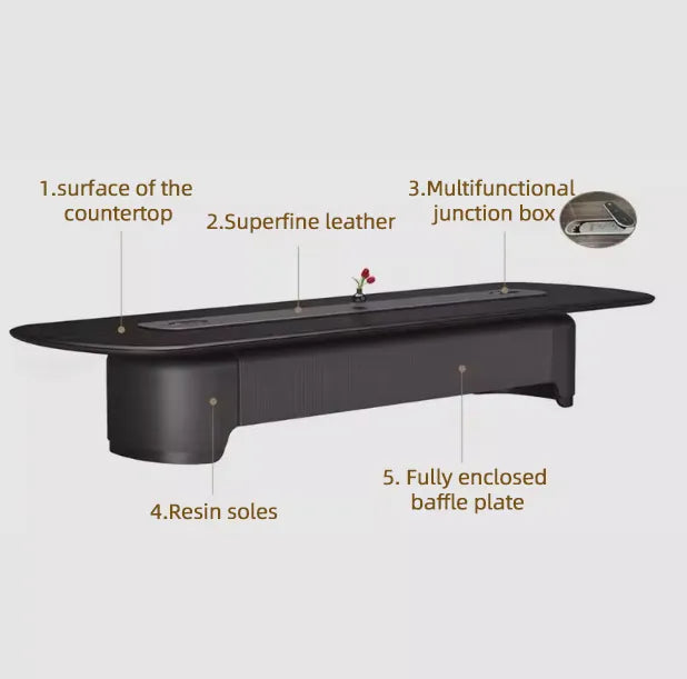 Modern Fashion Large Conference Table Long Meeting Desk for 8 10 12 People Office Meeting Room Furniture 320X110