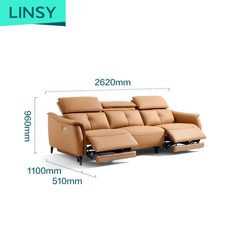 Electric Leather Living Room Modular Sofa Theater Recliner Sofa G036