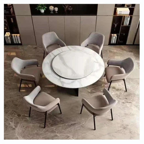 Contemporary Round Dining Table-GCC Home Center