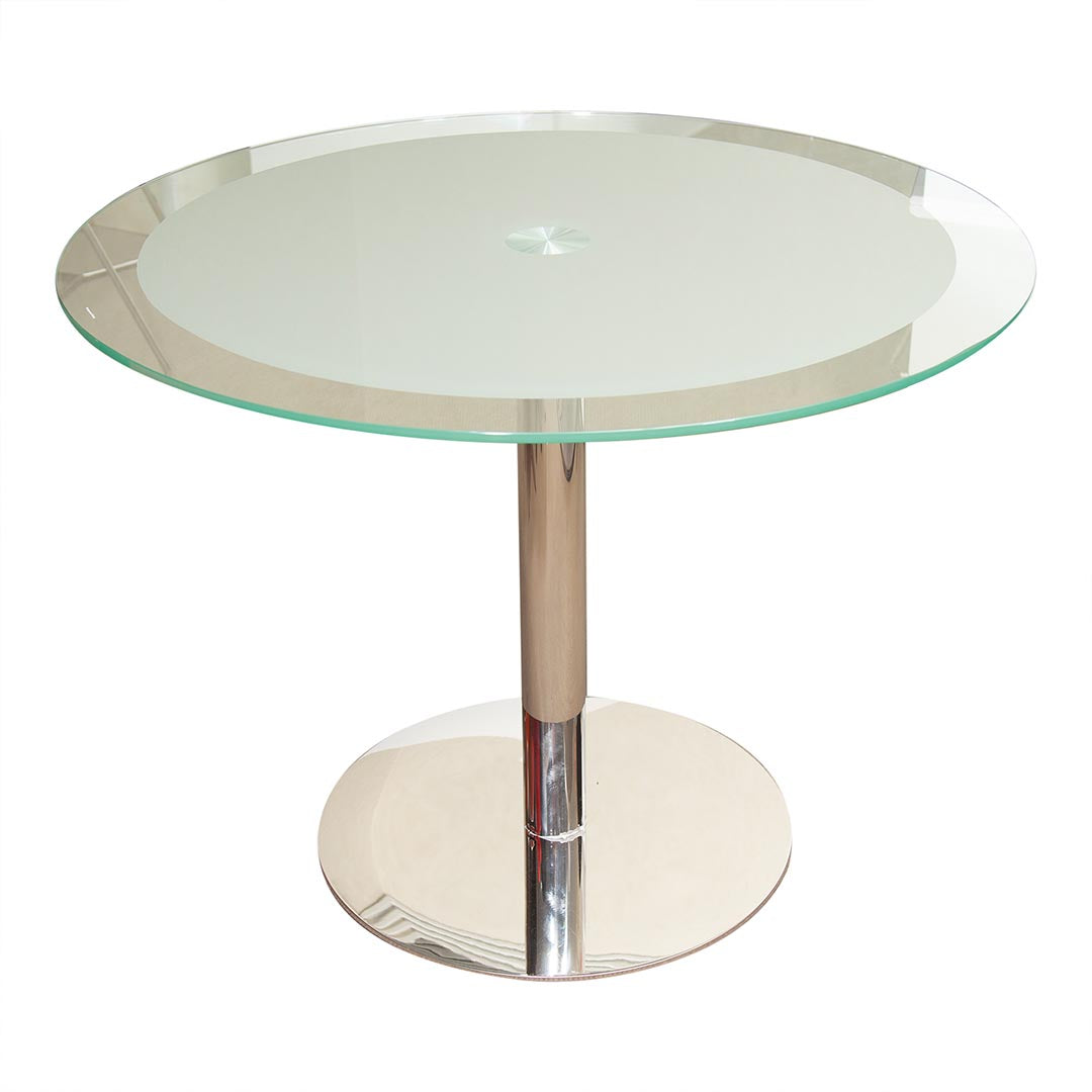 Modern Round Meeting Table, Coffee Table - Grey-GCC Home Center