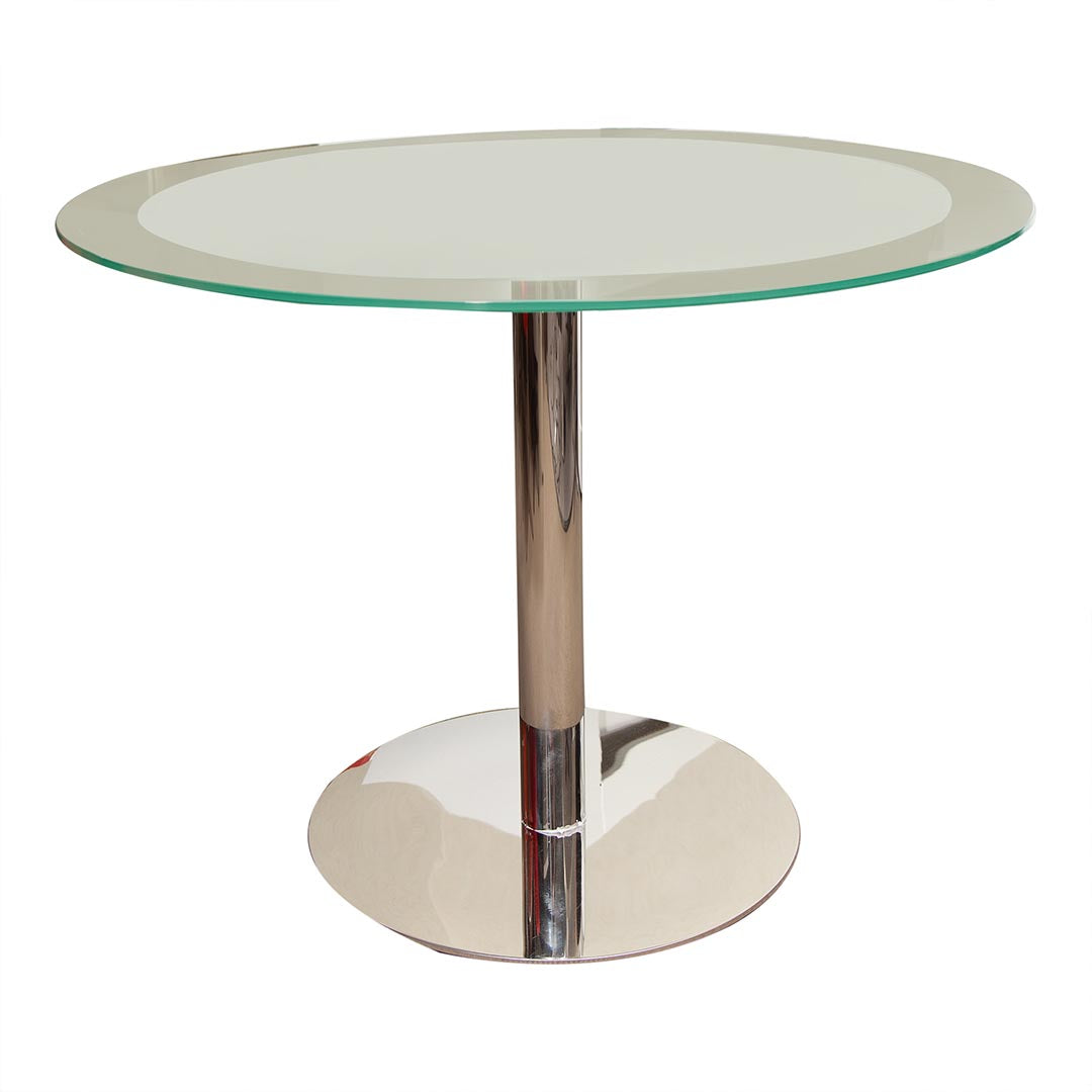 Modern Round Meeting Table, Coffee Table - Grey-GCC Home Center