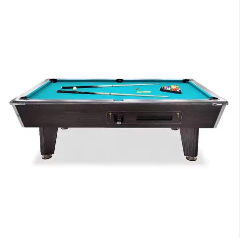 8-ft billiard table, Pool game table - Green-GCC Home Center