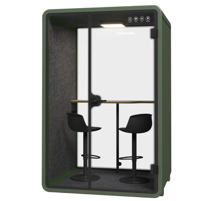 Duo Silence Booth, Soundproof Eco-friendly Protect Privacy, Office Soundproof Booth-GCC Home Center