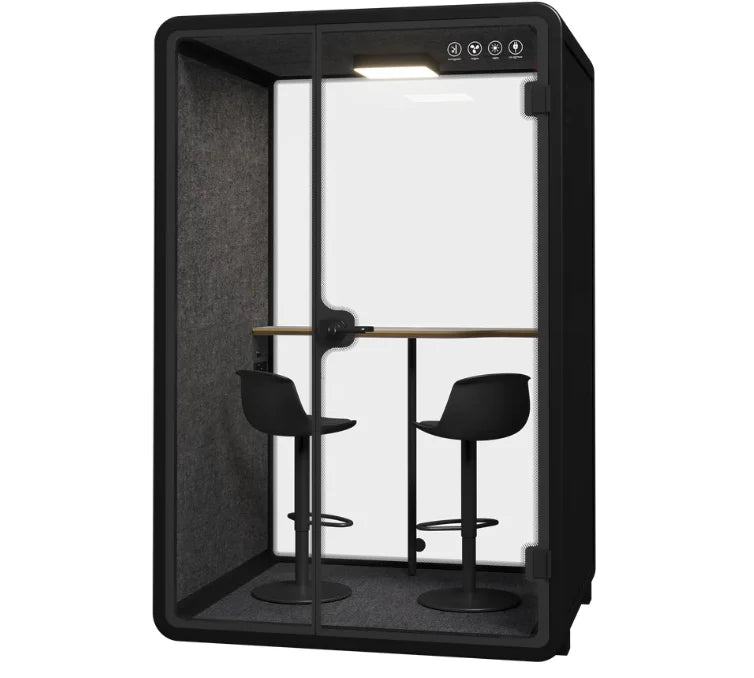 Duo Silence Booth, Soundproof Eco-friendly Protect Privacy, Office Soundproof Booth-GCC Home Center