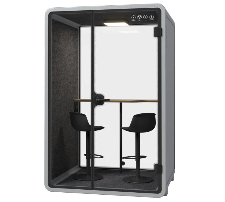 Duo Silence Booth, Soundproof Eco-friendly Protect Privacy, Office Soundproof Booth-GCC Home Center