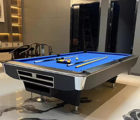 9-4M Billiard table, Automatic Ball Return System Solid Wood Marble-GCC Home Center