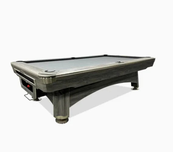 9-6-2G Billiard table, Natural Slate Solid Wood Billiards Tables 9FT Pool Table-GCC Home Center