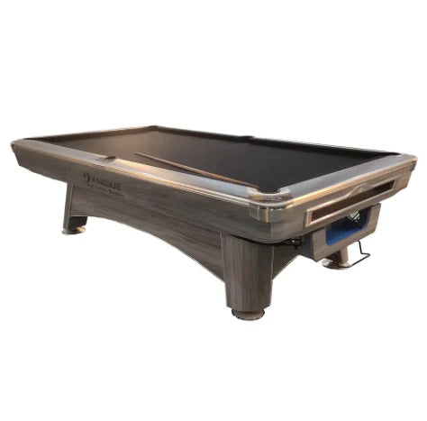9-6-2G Billiard table, Natural Slate Solid Wood Billiards Tables 9FT Pool Table-GCC Home Center