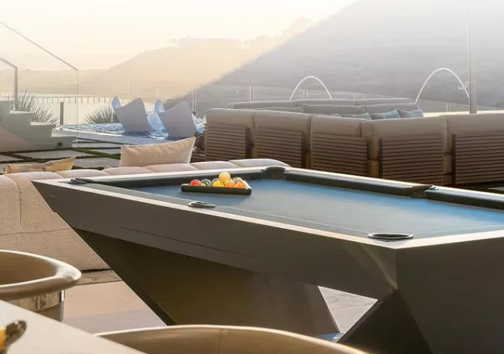 X Billiard table, Natural Slate Solid Wood-GCC Home Center