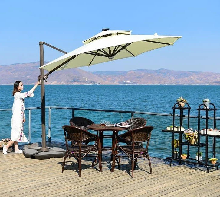 3*3 Meter Square Outdoor Umbrella Side Pole-GCC Home Center