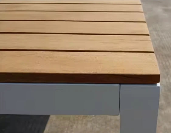 Aluminum Frame Square Outdoor Dining Table-GCC Home Center