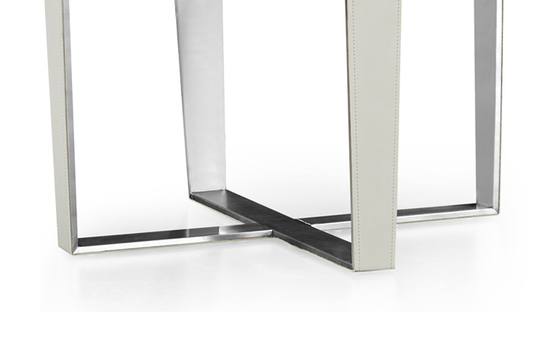 Square Design Office Coffee Table For Office, Home - White-GCC Home Center