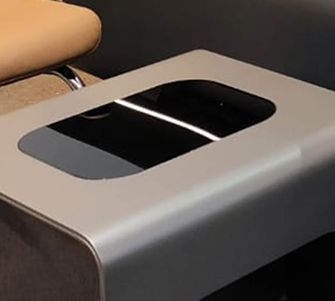 Modern Coffee Table For Living Rooms, Home, Offices Or Entryways - Grey-GCC Home Center