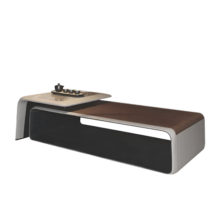 Elegant 4 Persons Coffee Table For Living Rooms, Home And Offices - Brown-GCC Home Center