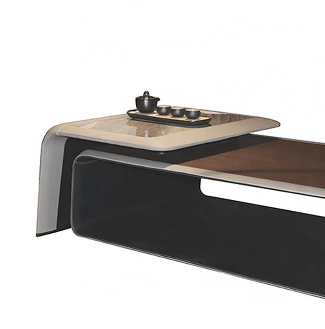 Elegant 4 Persons Coffee Table For Living Rooms, Home And Offices - Brown-GCC Home Center