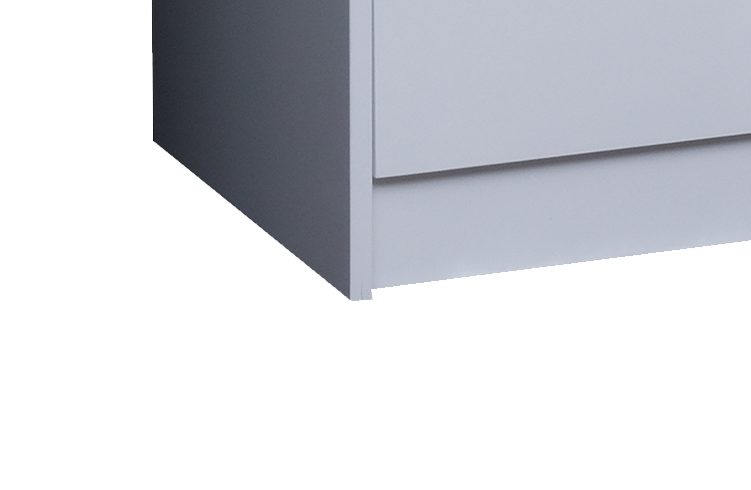 Luxury HDF Low Cabinet With 2-Door Cabinet And 2-Shelves, Glossy White-GCC Home Center