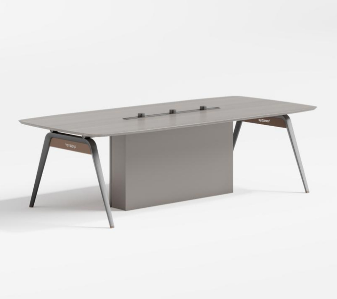 Modern Office Meeting Table For Home Settings, Dining And work - White Oak-GCC Home Center