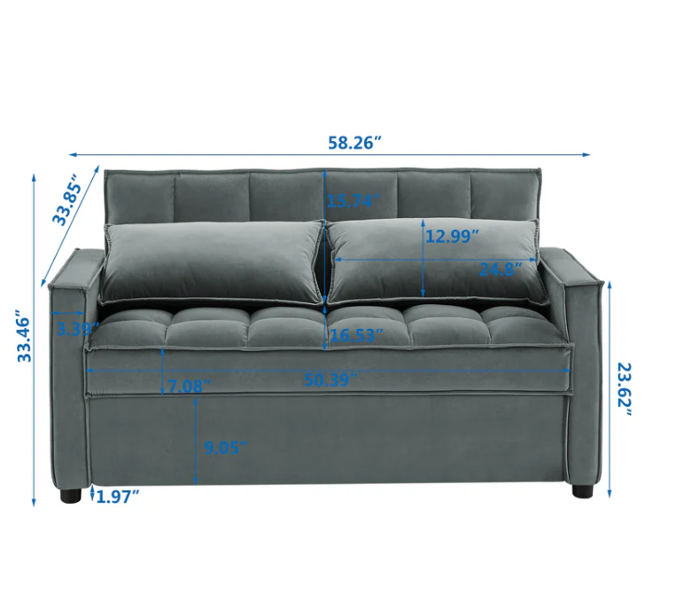 Luxury L-shaped Sectional Sofa with Convertible Chaise-GCC Home Center