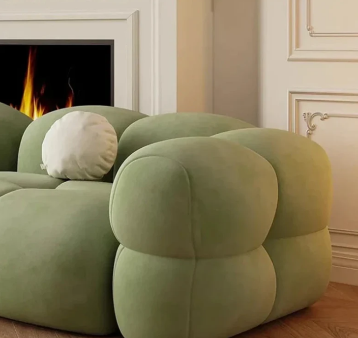 Modern Luxury Suede Sofa Set-GCC Home Center