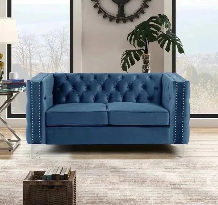 Elegant Velvet Sofa-GCC Home Center