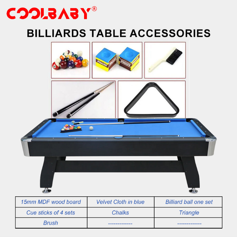 7ft Auto Ball Return Billiard Pool Table for Club Family Indoor Gym Games Billiards Table - All Accessories Included-GCC Home Center