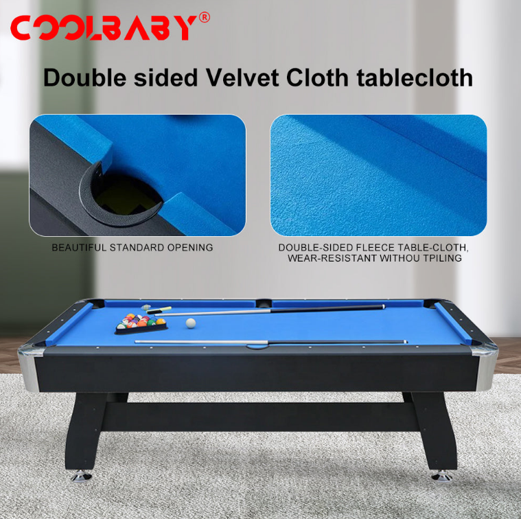 7ft Auto Ball Return Billiard Pool Table for Club Family Indoor Gym Games Billiards Table - All Accessories Included-GCC Home Center