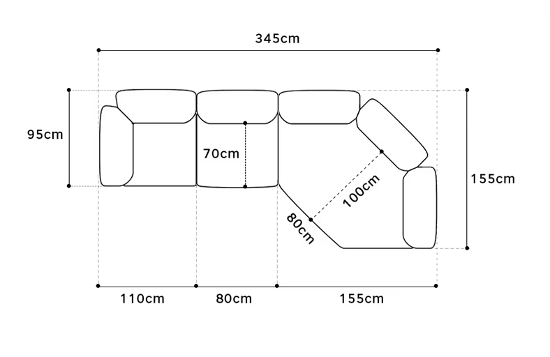Luxury Sofa For Home, Hotel With High-Quality Sponge Seat Bag-GCC Home Center