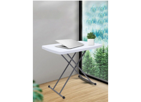 Rectangular Folding Picnic Table And Camping Trips White-GCC Home Center
