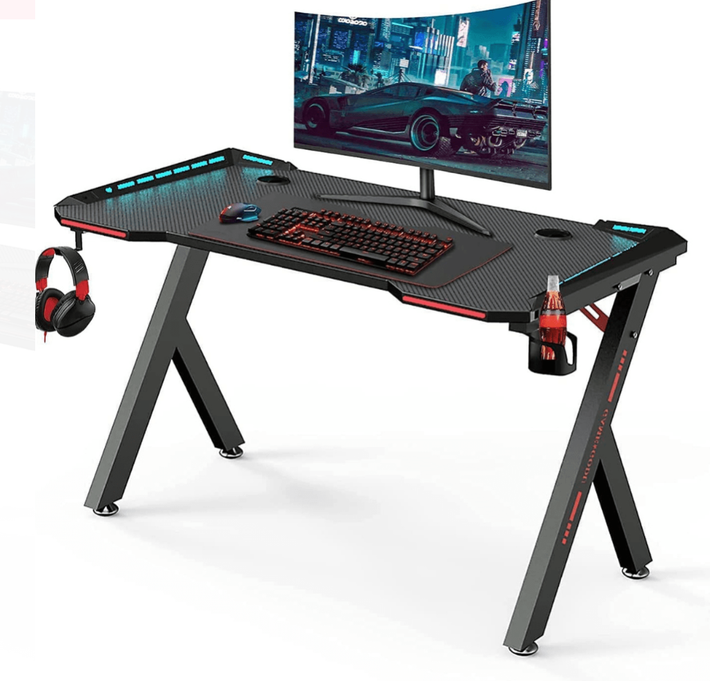 Gaming Embeded Carbon Fiber Y-Shaped Black-GCC Home Center