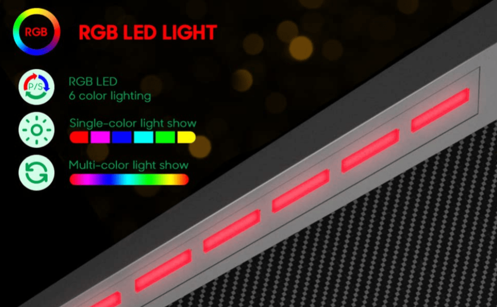 Gaming Embeded Carbon Fiber Y-Shaped Black-GCC Home Center