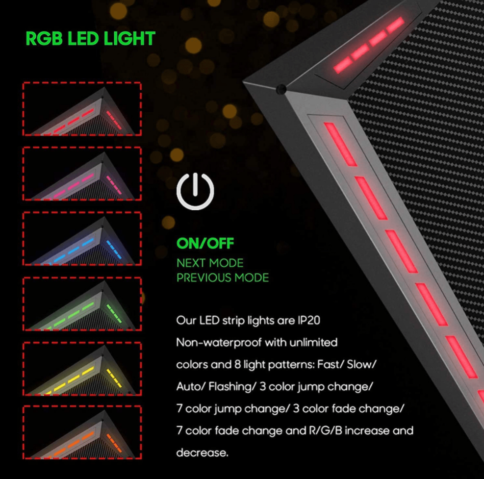 Gaming Embeded Carbon Fiber Y-Shaped Black-GCC Home Center