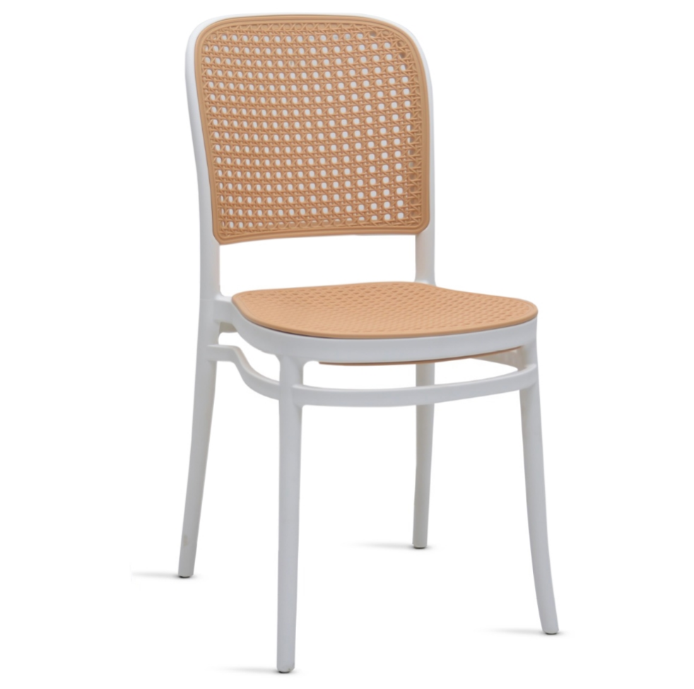 Plastic Chair Color(White/Brown)-GCC Home Center