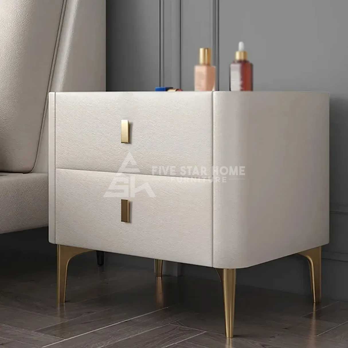 Innovative Nightstand 2-Drawer Bedside Table-GCC Home Center