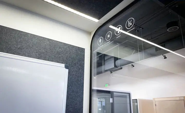 Duo Silence Booth, Soundproof Eco-friendly Protect Privacy, Office Soundproof Booth-GCC Home Center