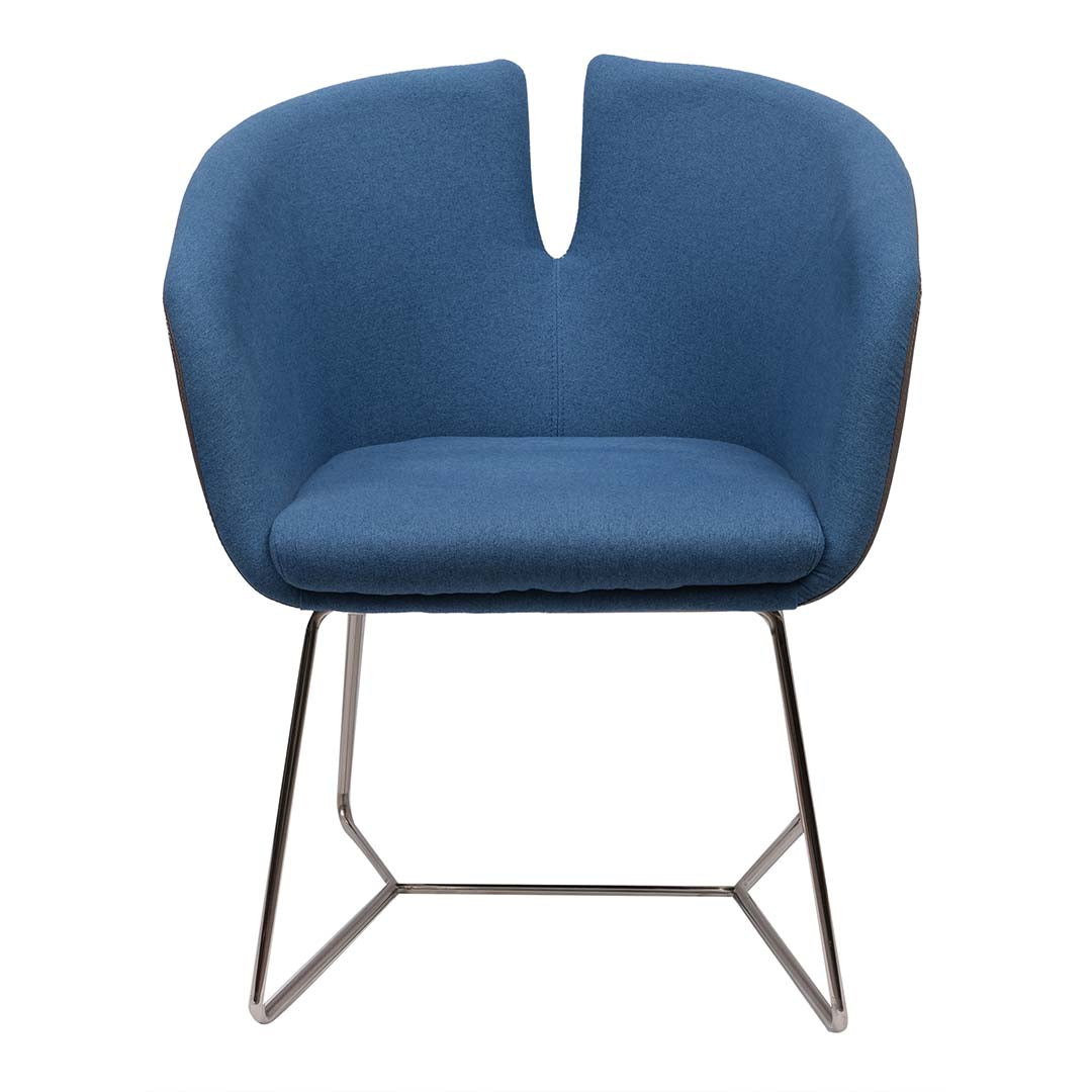 Ergonomic Design Cushion Dining Chair With Stainless Steel Legs-GCC Home Center