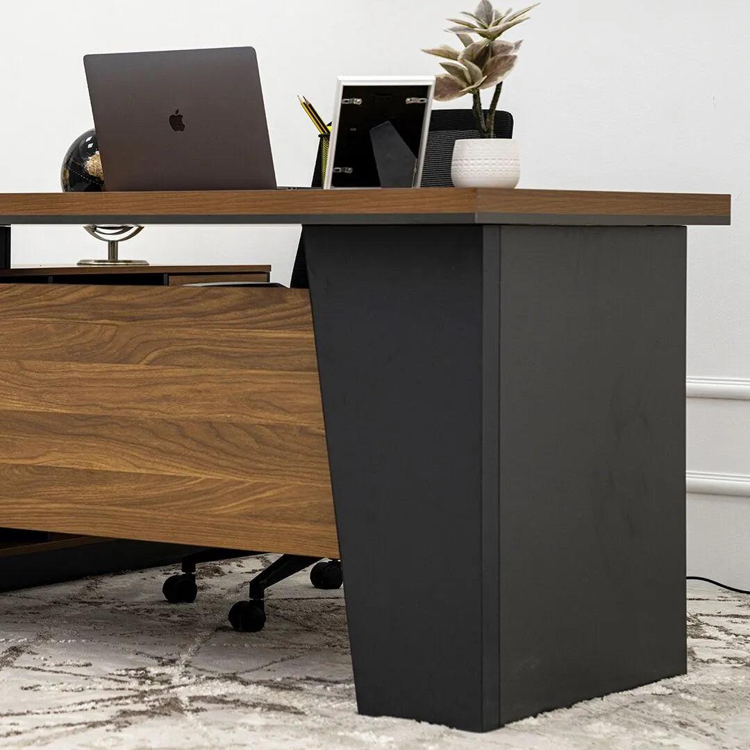L-Shaped Office Table