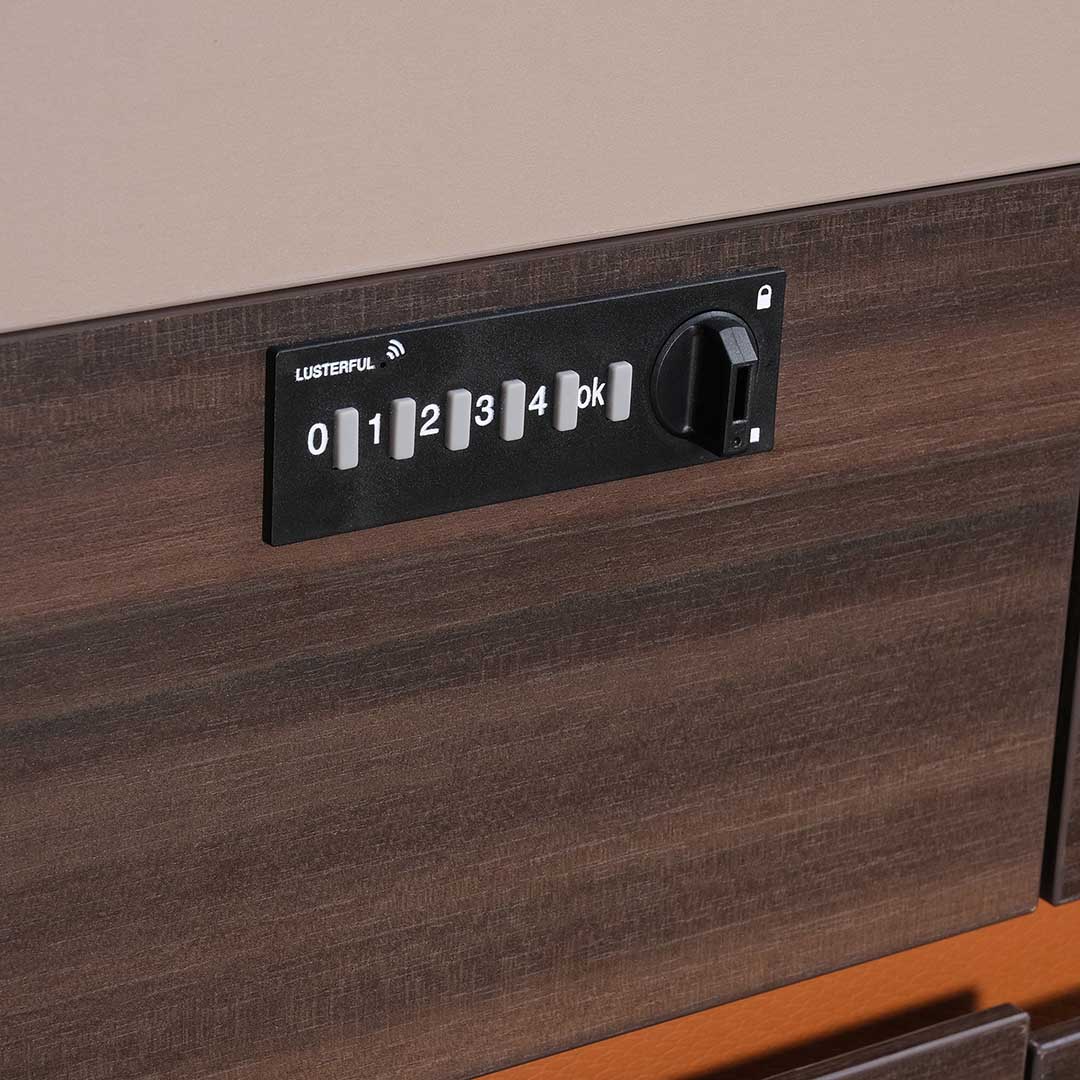 Luxury Executive Office Table With Elegant Brown Finish For Modern Office-GCC Home Center