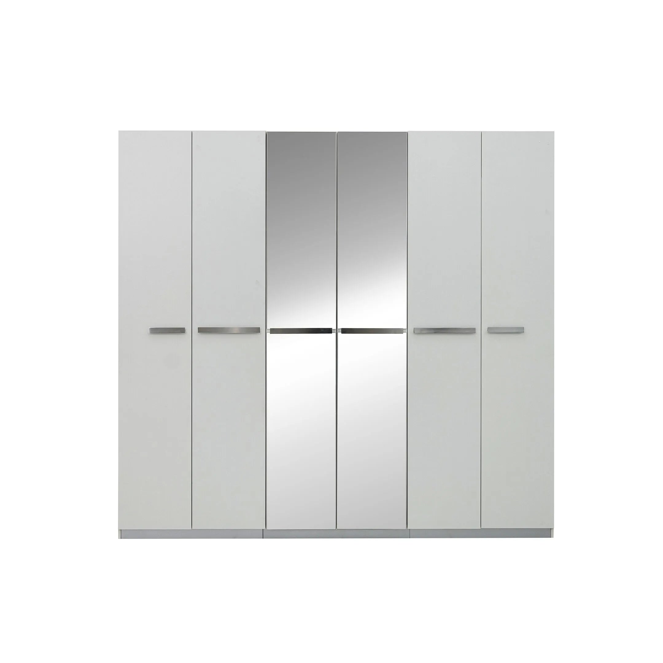6 Door Wardrobe - White