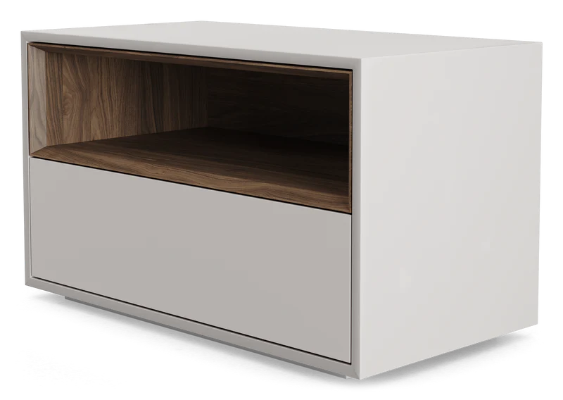 Gray Nightstand Bedside Table-GCC Home Center