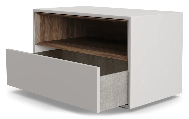 Gray Nightstand Bedside Table-GCC Home Center