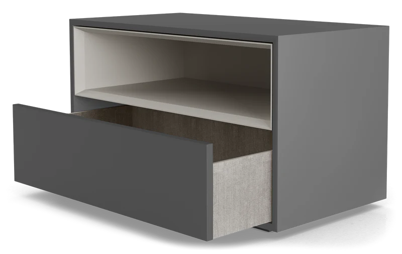 Gray Nightstand Bedside Table-GCC Home Center