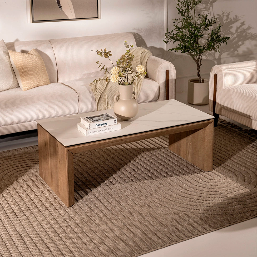 Modern Coffee Table with Sintered Stone Top